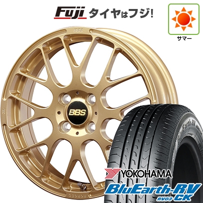 【パンク保証付き】【新品】ハスラー デリカミニ(4WD) 夏タイヤ ホイール4本セット 165/60R15 ヨコハマ ブルーアース RV-03CK BBS JAPAN RP 5J 15インチ
