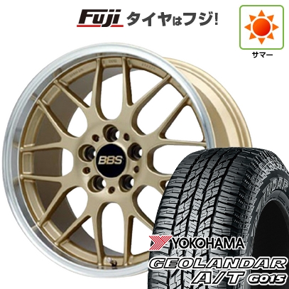 【新品国産車用5穴114.3】 | 夏タイヤ ホイール4本セット | 225/60R17 | ヨコハマ ジオランダー A/T G015 OWL/RBL | BBS JAPAN RG-R | 7J 17インチ