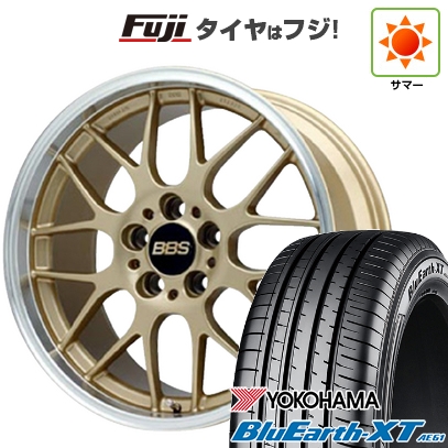 【新品】ライズ/ロッキー（ハイブリッド） | 夏タイヤ ホイール4本セット | 195/60R17 | ヨコハマ ブルーアース XT AE61 | BBS JAPAN RG-R | 7J 17インチ