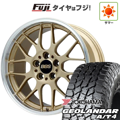 【新品国産車用5穴100】 | 夏タイヤ ホイール4本セット | 225/60R17 | ヨコハマ ジオランダー A/T4 G018 RBL | BBS JAPAN RG-R | 7J 17インチ