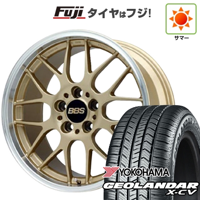 【新品国産車用5穴114.3】 | 夏タイヤ ホイール4本セット | 235/55R19 | ヨコハマ ジオランダー X-CV G057 | BBS JAPAN RG-R | 8J 19インチ