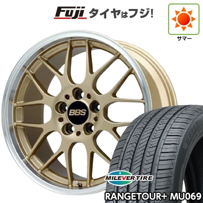 【新品国産車用5穴114.3】 | 夏タイヤ ホイール4本セット | 235/40R19 | ミレバー レンジツアープラスMU069（限定） | BBS JAPAN RG-R | 8J 19インチ