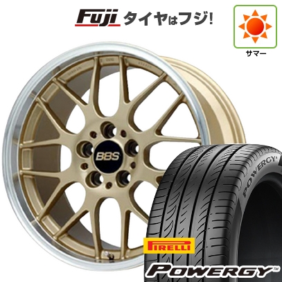 【新品国産車用5穴114.3】 | 夏タイヤ ホイール4本セット | 225/45R19 | ピレリ パワジー | BBS JAPAN RG-R | 8J 19インチ