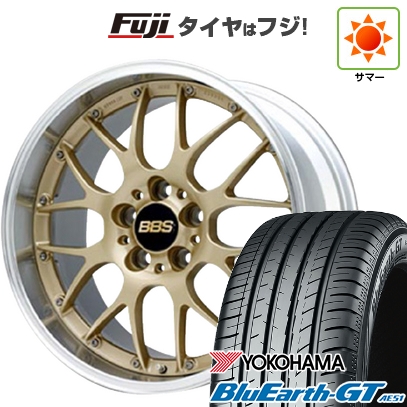 【新品国産車用5穴114.3】 | 夏タイヤ ホイール4本セット | 225/40R19 | ヨコハマ ブルーアース GT AE51 | BBS JAPAN RS-GT | 19インチ