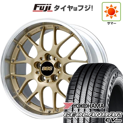 【新品国産車用5穴114.3】 | 夏タイヤ ホイール4本セット | 225/55R18 | ヨコハマ ジオランダー CV G058 | BBS JAPAN RS-GT | 8J 18インチ