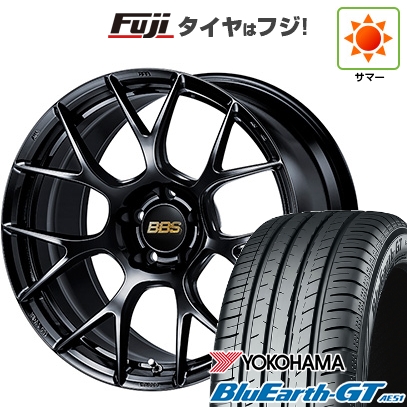 【新品国産車用5穴100】 | 夏タイヤ ホイール4本セット | 225/40R18 | ヨコハマ ブルーアース GT AE51 | BBS JAPAN RE-V7 | 8J 18インチ