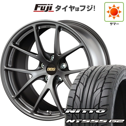 NT - 【はち切れる引き請ける付き添い人】【新品国産車用5穴114.3】 | 夏タイア 車輪4本仕掛ける | 225/45R18 | ニットー 555 G2 | BBS JAPAN RI-A | 8J 18in 自動車-タイヤ、ホイール-夏タイヤ、ホイールセット