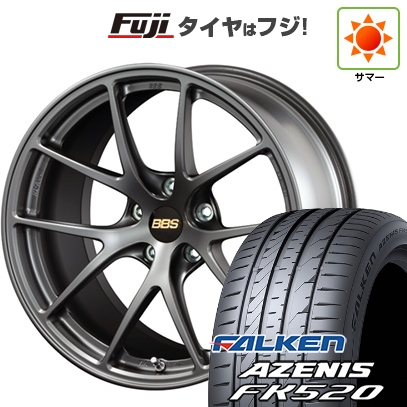 【新品国産車用5穴100】 | 夏タイヤ ホイール4本セット | 225/55R18 | ファルケン アゼニス FK520L | BBS JAPAN RI-A | 7.5J 18インチ