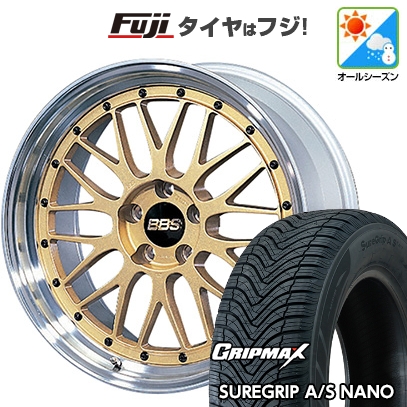 【新品】ライズ/ロッキー（ガソリン） | オールシーズンタイヤ ホイール4本セット | 195/60R17 | シュアグリップ AS ナノ | BBS JAPAN LM | 7J 17インチ