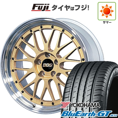 【新品国産車用5穴114.3】 | 夏タイヤ ホイール4本セット | 225/40R19 | ヨコハマ ブルーアース GT AE51 | BBS JAPAN LM | 19インチ