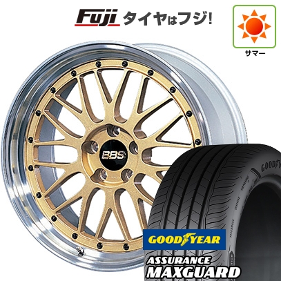 【新品国産車用5穴114.3】 | 夏タイヤ ホイール4本セット | 225/45R19 | グッドイヤー アシュアランス マックスガード(限定) | BBS JAPAN LM | 7.5J 19インチ