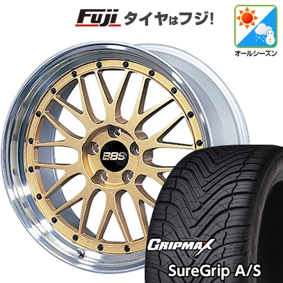 【新品国産車用5穴114.3】 | オールシーズンタイヤ ホイール4本セット | 235/60R18 | グリップマックス Sure Grip AS | BBS JAPAN LM 18インチ