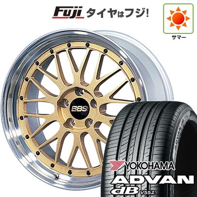 【新品国産車用5穴114.3】 | 夏タイヤ ホイール4本セット | 245/40R21 | ヨコハマ アドバン dB V552(限定) | BBS JAPAN LM | 21インチ