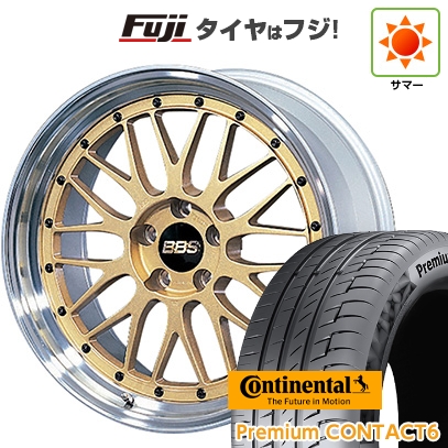 【新品国産車用5穴114.3】 | 夏タイヤ ホイール4本セット | 245/40R21 | コンチネンタル コンチ プレミアムコンタクト6(限定) | BBS JAPAN LM | 8J 21インチ