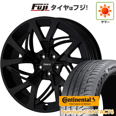 【新品国産車用5穴114.3】 | 夏タイヤ ホイール4本セット | 245/40R21 | プレミアムコンタクト6(限定) | TOMS トムス(トヨタ車専用) TWF07【限定】 | 21インチ