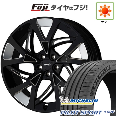 新品 レクサスNX 2021/11- | 夏タイヤ ホイール4本セット | 255/40R21 | パイロット スポーツ4 SUV | TOMS トムス(トヨタ車専用) TWF07【限定】 | 21インチ
