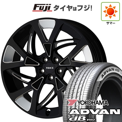 新品 クラウンクロスオーバー | 夏タイヤ ホイール4本セット | 225/45R21 | アドバン dB V553 | TOMS トムス(トヨタ車専用) TWF07【限定】 | 21インチ