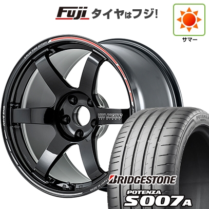 【新品】シビック タイプR(FL5) | 夏タイヤ ホイール4本セット | 265/35R18 | ポテンザ S007A | TE37 サーガ S-plus TIME ATTACK | 9.5J 18インチ