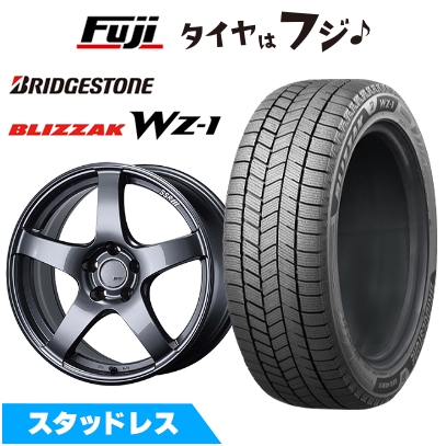 ブリザック - 【新品】WRX STI/WRX S4 スタッドレスタイヤ 銀輪4本仕かける 245/40R18 ブリヂストン WZ-1 SSR GT GTV01 (押さえる) 8.5J 18in