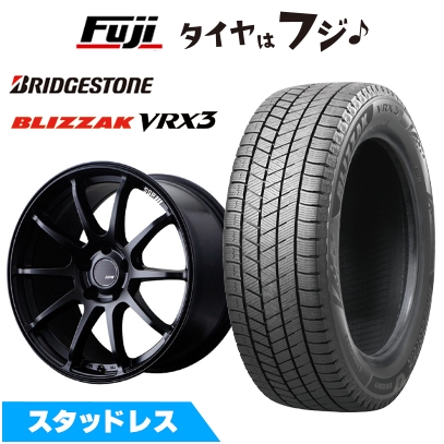 ブリザック VRX3 - 【新品国産車用 5穴100車】 スタッドレスタイヤ 車輪4本仕掛ける ブリヂストン 225/55R18 SSR GT GTV02 【押さえる】 7.5J 18in 冬タイヤ、ホイールセット-タイヤ、ホイール-車、バイク、自転車