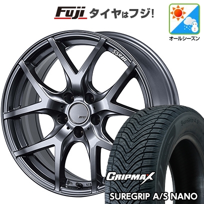 【新品国産車用5穴100】 | オールシーズンタイヤ ホイール4本セット | 225/60R17 | Sure Grip AS ナノ | SSR GT GTV03【限定】 17インチ