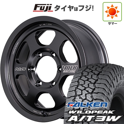 新品 プラド/ハイラックス | サマータイヤ ホイール4本セット | 265/65R17 | ファルケン ワイルドピーク A/T3W | TE37XT Black Shadow LTD. | 17インチ