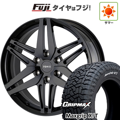新品 ランクル300 夏タイヤ ホイール4本セット 285/55R20 グリップマックス マックスグリップ X/T RWL(限定)TOMS トムス(トヨタ車専用)TWF08 8.5J 20インチ