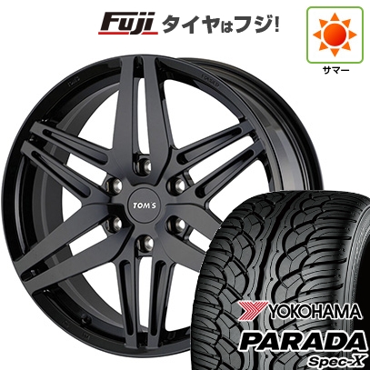 新品 ランクル300 夏タイヤ ホイール4本セット 275/55R20 ヨコハマ PARADA Spec-X TOMS トムス TWF08 8.5J 20インチ