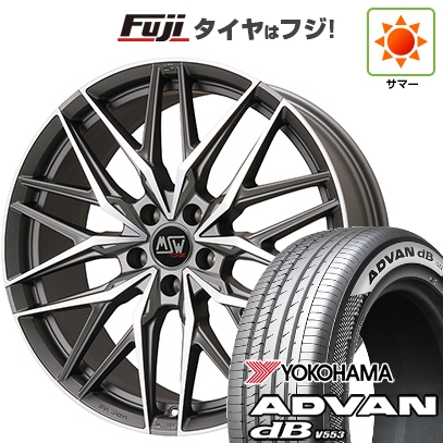 【新品】40系アルファード/ヴェルファイア用 | 夏タイヤ ホイール4本セット | 245/45R20 | ヨコハマ アドバン dB V553 | MSW by OZ Racing MSW 50 | 20インチ