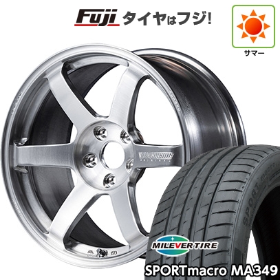 【新品】シビック タイプR(FL5) | 夏タイヤ ホイール4本セット | 265/35R18 | ミレバー MA349 | TE37 サーガ S-plus A.S.T. | 9.5J 18インチ