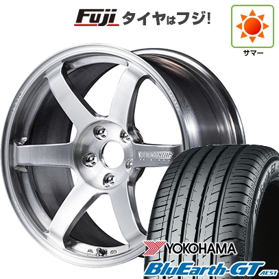 【新品国産車用5穴114.3】 | 夏タイヤ ホイール4本セット | 225/45R18 | ブルーアース GT AE51 | TE37 サーガ S-plus A.S.T. 18インチ