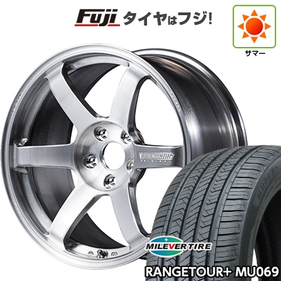 【新品国産車用5穴114.3】 | 夏タイア 車輪4本仕掛ける | 225/55R18 | ミ生き胆 MU069 | TE37 サーガ S-plus A.S.T. 18in 夏タイヤ、ホイールセット-自動車