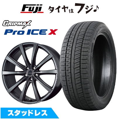 新品 クラウンクロスオーバー スタッドレスタイヤ ホイール4本セット シュアグリップ PRO アイスX BSW(限定) 225/45R21 バルミナ LS10 トヨタ用 8J 21インチ