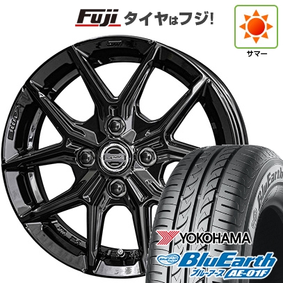【新品国産車用4穴100】 | 夏タイヤ ホイール4本セット | 175/65R14 | ヨコハマ ブルーアース AE-01F | 共豊 スマック IG-TEC | 5J 14インチ