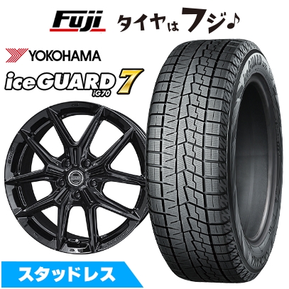 新品 40系アルファード/ヴェルファイア用 スタッドレスタイヤ ホイール4本セット 225/55R19 アイスガード7 セブンIG70 スマック IG-TEC トヨタ用 7J 19インチ