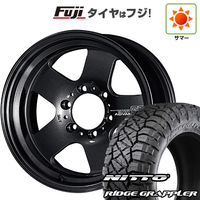 パンク保証付き 新品 プラド/ハイラックス | サマータイヤ ホイール4本セット | 285/70R17 | リッジグラップラー | ADVAN Racing GT HEAVY DUTY | 17インチ