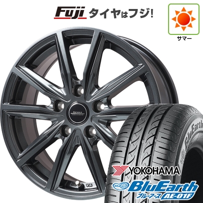 【新品国産車用5穴114.3】 | 夏タイヤ ホイール4本セット | 205/60R16 | ブルーアース AE-01F | エルベ エステローザ EST-α ディープグレー | 6.5J 16インチ