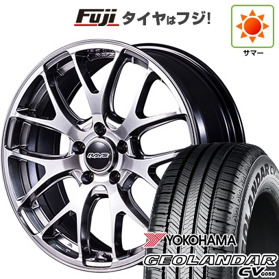 【新品国産車用5穴114.3】 | 夏タイヤ ホイール4本セット | 215/50R18 | ヨコハマ ジオランダー CV G058 | RAYS レイズ ホムラ 2X7FA-C | 7.5J 18インチ