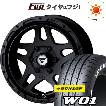DUNLOP - 【新品】ご機嫌はやりっ子200系 | 夏タイア 銀輪4本仕かける | 215/65R16 109/107N | W01 白いこと水茎の跡 | デルタフォース オーバーランダー | 16in