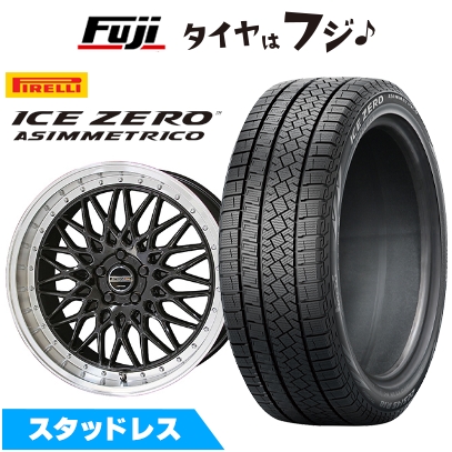 【新品】ヤリスクロス等 スタッドレスタイヤ ホイール4本セット 215/50R18 アイスゼロアシンメトリコ シュタイナー FTX【限定】 7.5J 18インチ