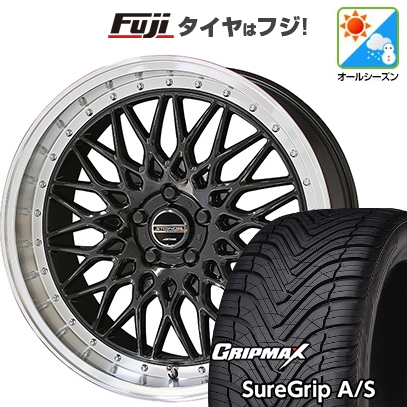 【新品国産車用5穴114.3】 | オールシーズンタイヤ ホイール4本セット | 215/50R18 | グリップマックス Sure Grip AS | シュタイナー FTX【限定】 18インチ