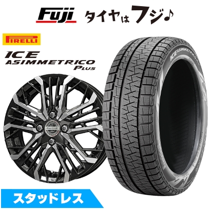 新品 軽自動車 N-BOX タント スペーシア スタッドレスタイヤ ホイール4本セット 165/55R15 アイスアシンメトリコ  プラス シュタイナー LGX 限定 4.5J 15インチ