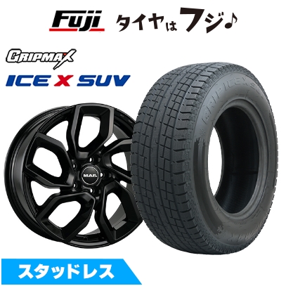 Ice X - 【新品】プジョー5008 2017- スタッドレスタイヤ 銀輪4本仕かける 225/55R18 グリップマックス 内燃機関X SUV BSW(押さえる)MAK アポロ 7.5J 18in