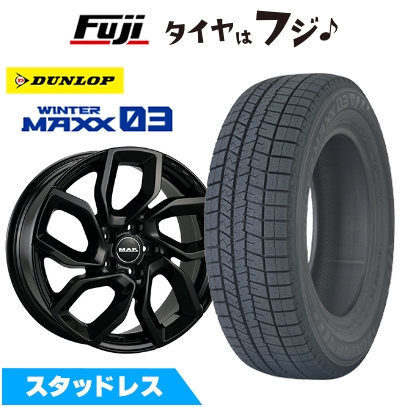 WINTER MAXX 03 - 新品 シトロエンC5 大気圏差し交わす SUV スタッドレスタイヤ 銀輪4本仕かける 225/55R18 ウインターマックス03 WM03 MAK アポロ 7.5J 18in