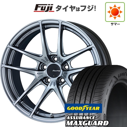 【新品国産車用5穴114.3】 | 夏タイヤ ホイール4本セット | 225/45R19 | グッドイヤー Assurance Maxguard(限定) | ENKEI Racing NVR5 19インチ