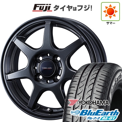 【新品 軽自動車】 夏タイヤ ホイール4本セット 145/80R13 ヨコハマ ブルーアース AE-01 WEDS ウェッズ ヴェルバ ワンダー 4J 13インチ