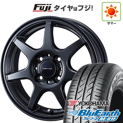 【新品国産車用4穴100】 | 夏タイヤ ホイール4本セット | 185/70R14 | ヨコハマ ブルーアース AE-01F | WEDS ウェッズ ヴェルバ ワンダー | 5.5J 14インチ
