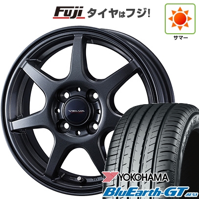 【新品国産車用4穴100】 | 夏タイヤ ホイール4本セット | 175/65R14 | ヨコハマ ブルーアース GT AE51 | WEDS ウェッズ ヴェルバ ワンダー | 5.5J 14インチ