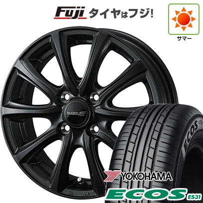 【新品 軽自動車】N-BOX タント スペーシア 夏タイヤ ホイール4本セット 165/55R15 ヨコハマ エコス ES31 WEDS ウェッズ エリシア エリシア 4.5J 15インチ