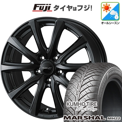 【新品国産車用5穴114.3】 | オールシーズンタイヤ ホイール4本セット | 225/65R17 | マーシャル MH22(限定) | WEDS ウェッズ エリシア | 7J 17インチ